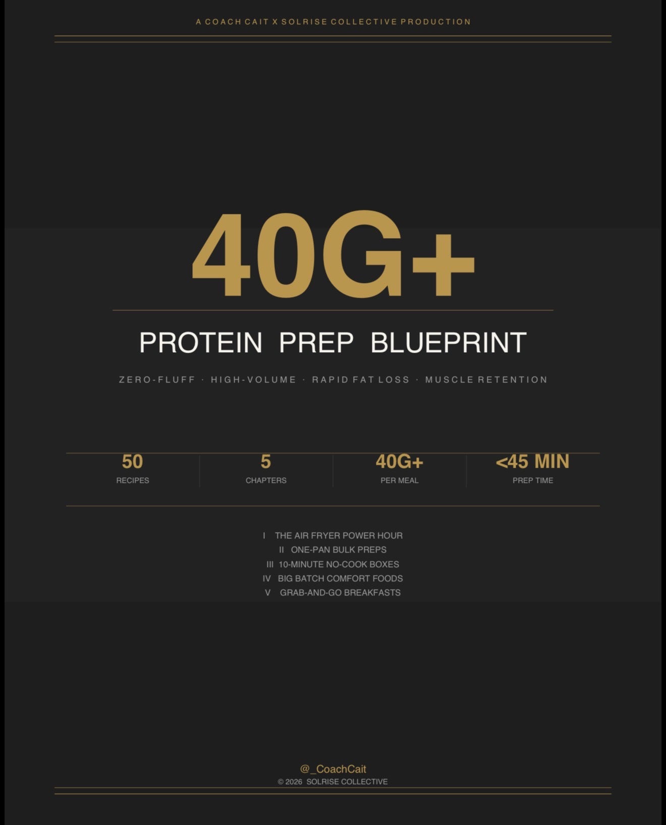 The Lean Machine: 40g+ Protein Prep BluePrint